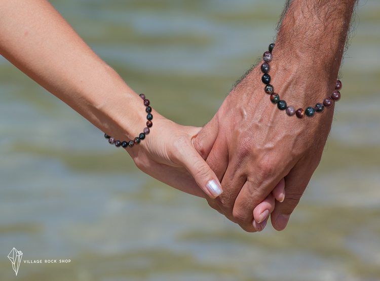 Buy Heart Stainless Steel Sterling Silver Bracelet Set Couple Bracelet, 2.8  at Amazon.in