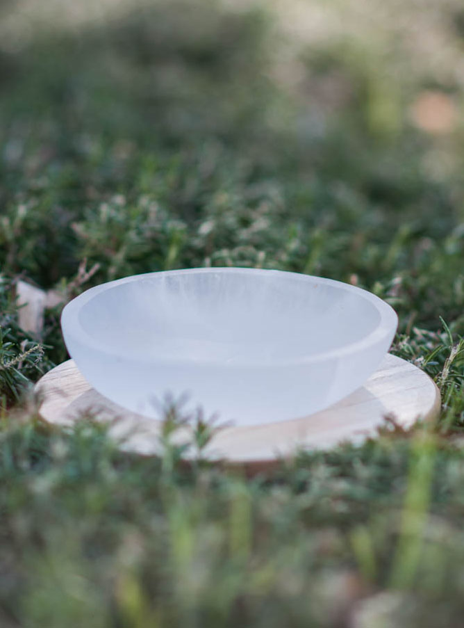 Selenite Bowl - large