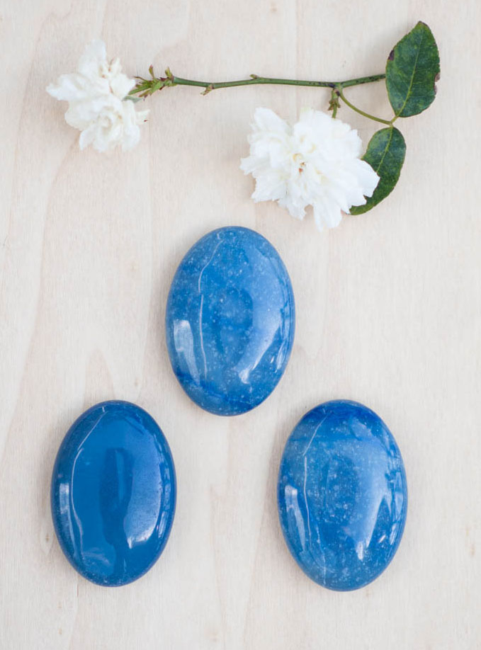 Blue Aventurine Palm Stone