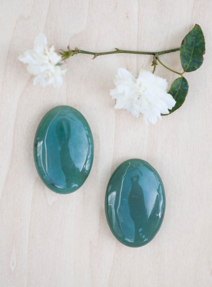 Green Aventurine Palm Stone