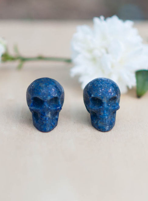 Lapis Lazuli Skull - small