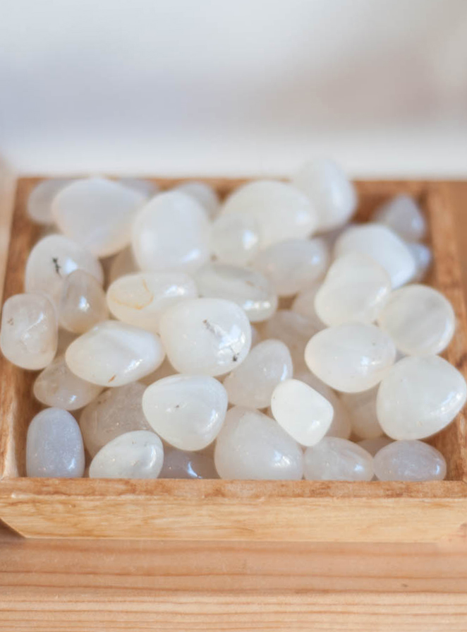 Tumbled White Onyx