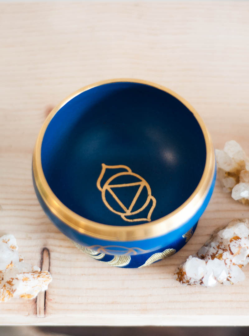 Third Eye Chakra Singing Bowl - solid color