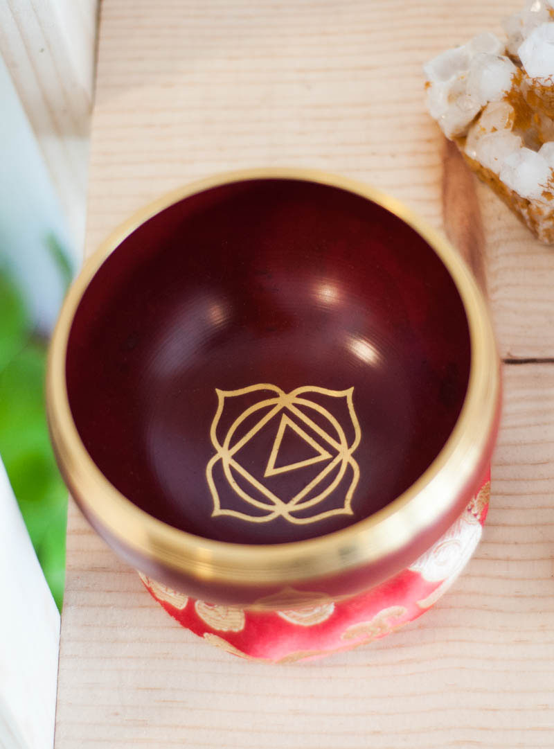 Root Chakra Singing Bowl - solid color