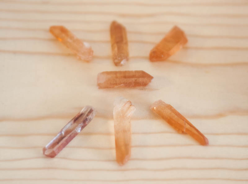 Raw Tangerine Quartz