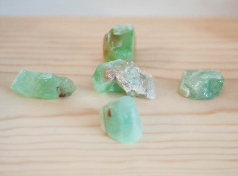 Raw Green Calcite 