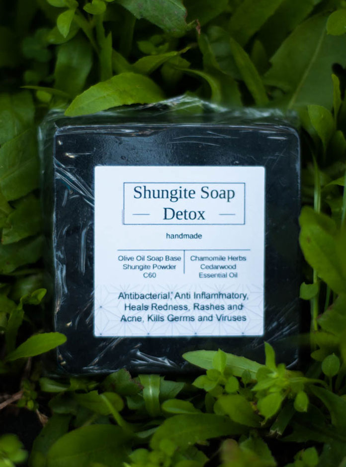 Shungite Soap - Detox | Bath and Body | Village Rock Shop