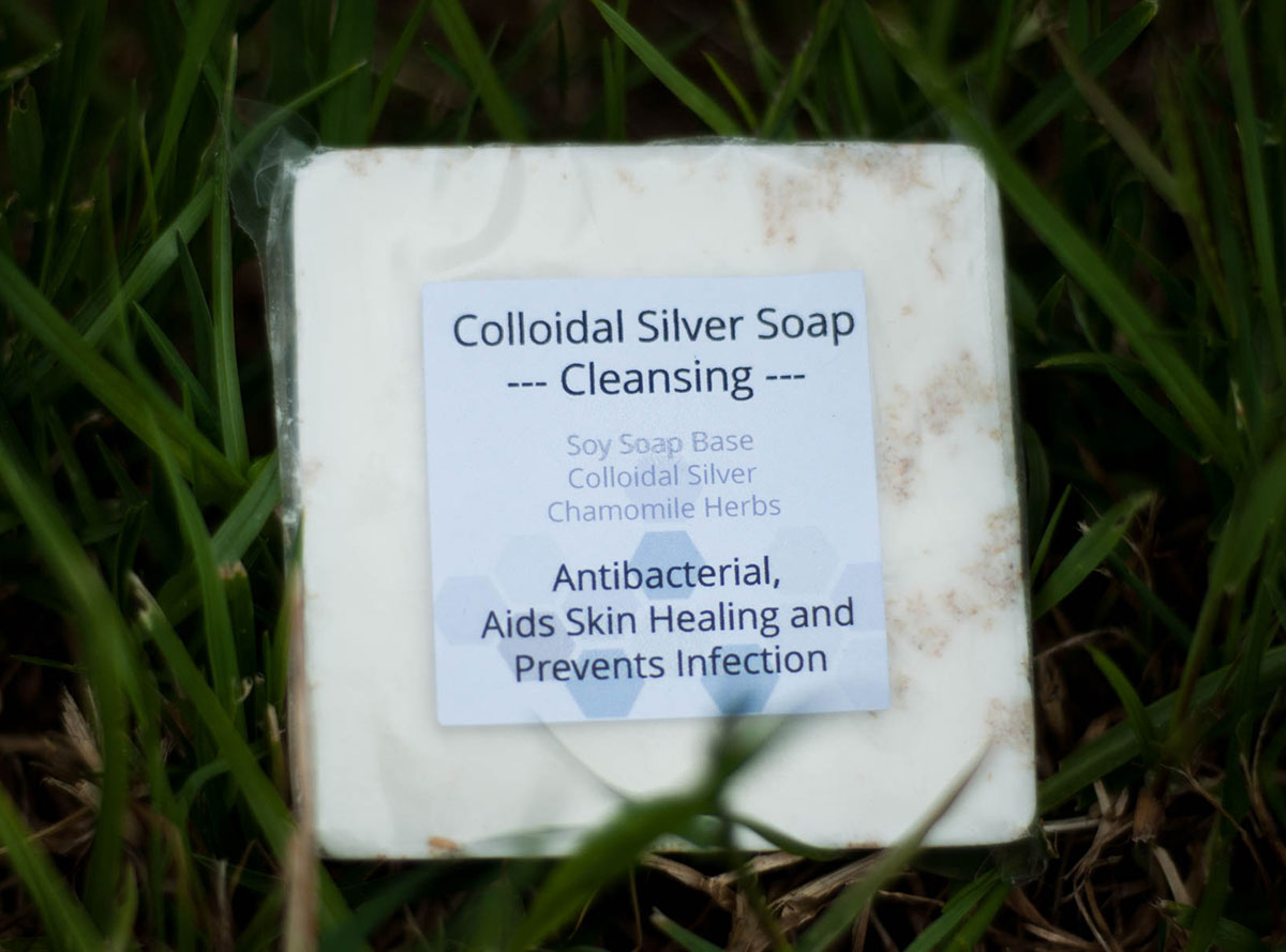Colloidal Silver Soap Cleansing Bath and Body Village Rock Shop