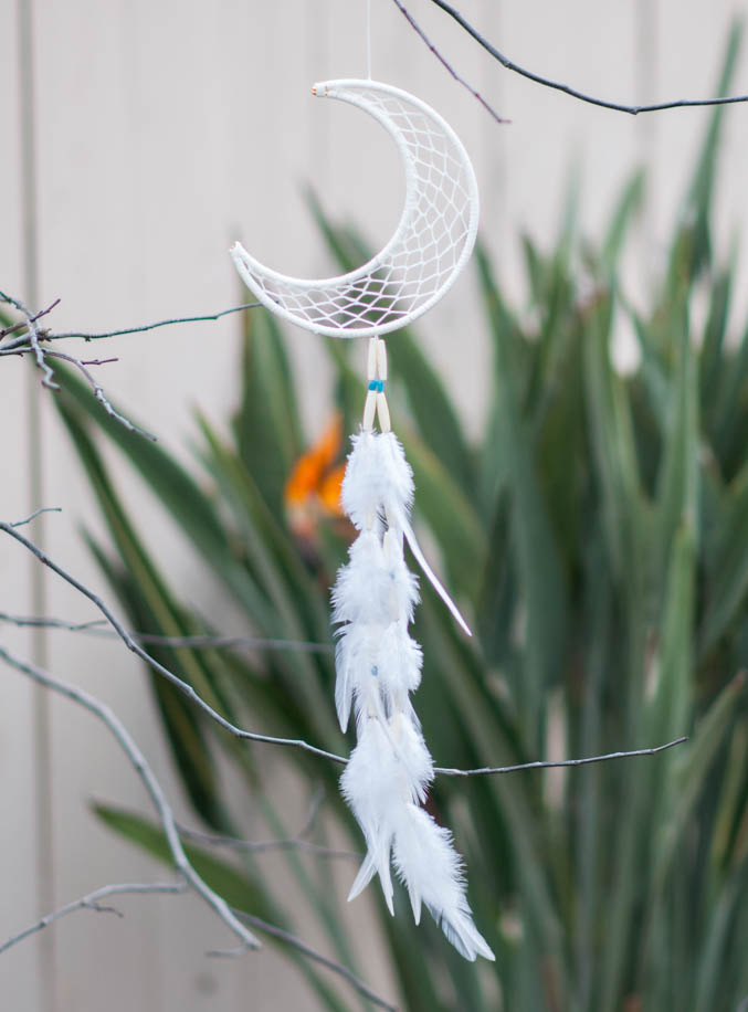 New Moon Dreamcatcher - Blue Apatite