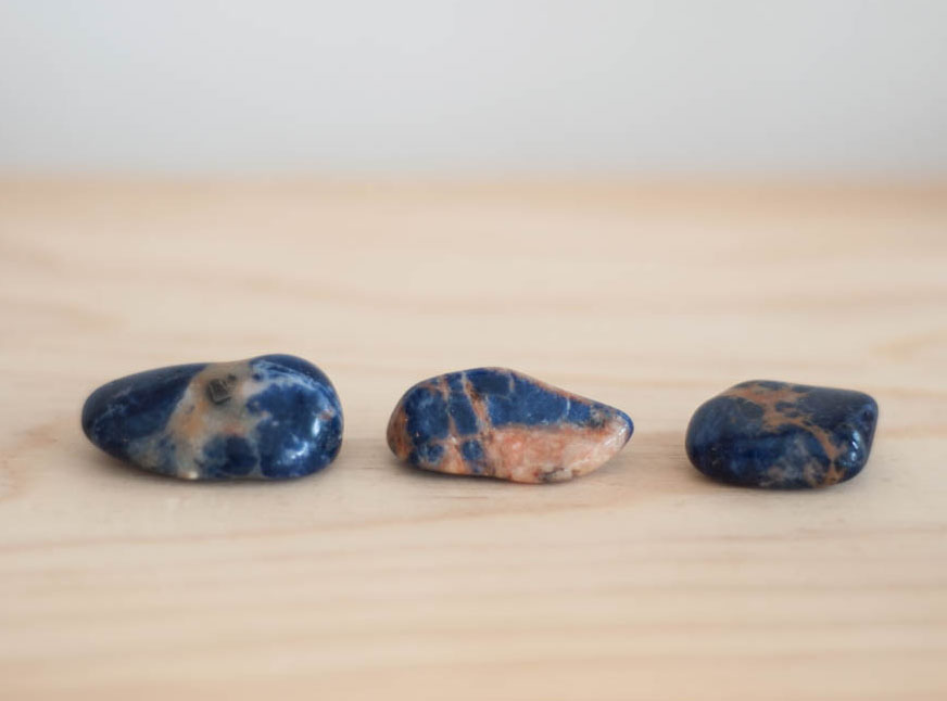 Tumbled Sunset Sodalite