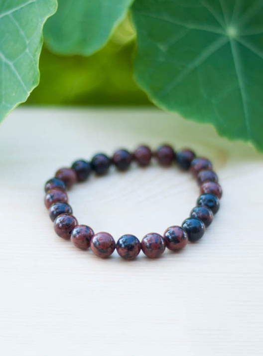 Mahogany Obsidian Bracelet