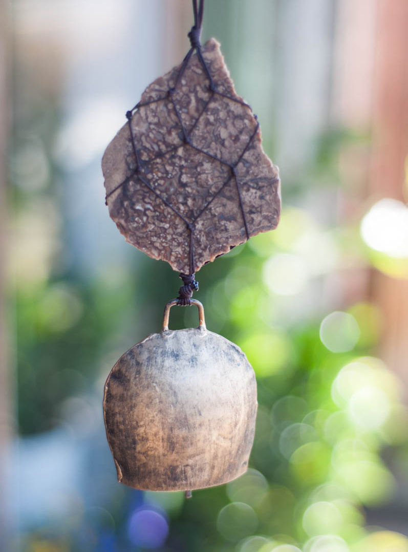 Upcycled Brown Jasper Bell