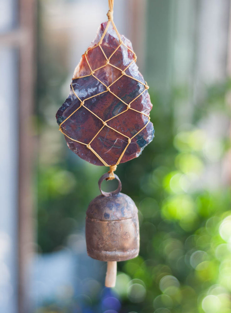 Upcycled Red Jasper Bell