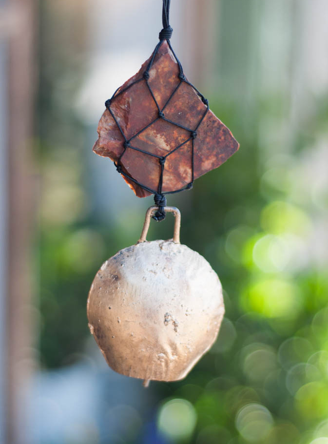 Upcycled Red Jasper Bell #2