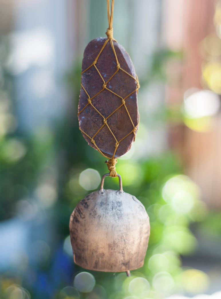 Upcycled Brown Jasper Bell #2