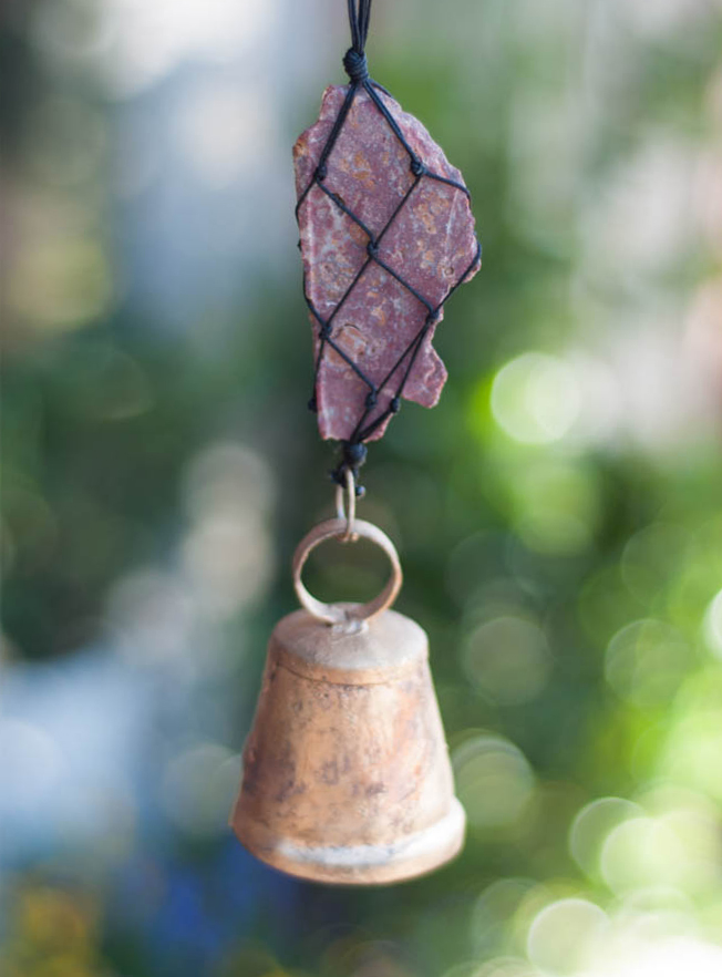 Upcycled Red Jasper Bell #6