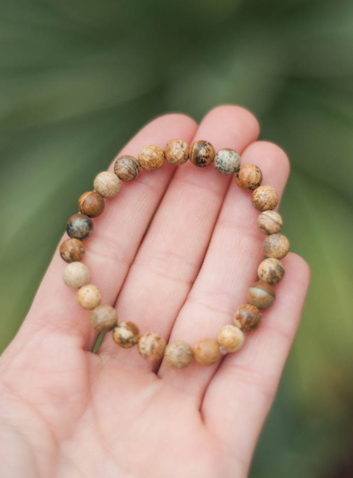 Picture Jasper Kids Bracelet 6mm