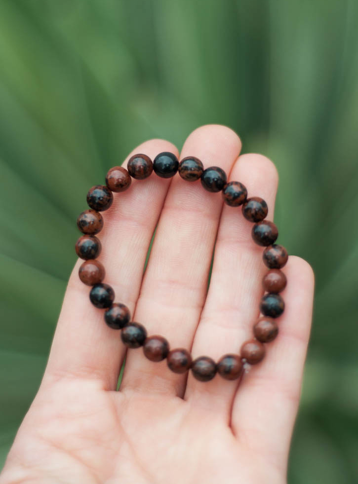 Mahogany Obsidian Kids Bracelet