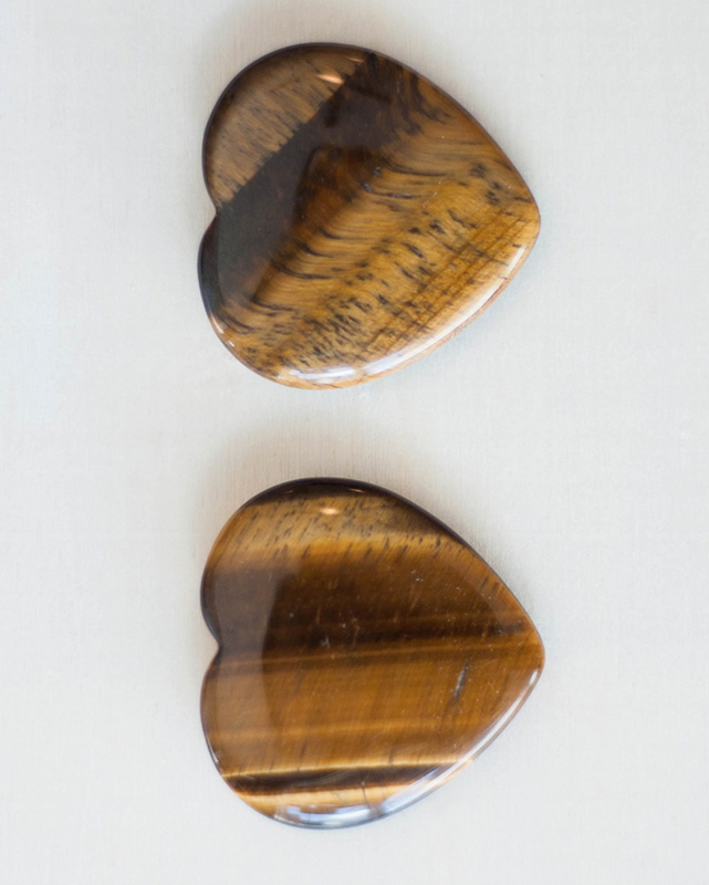 Tiger's Eye Heart small