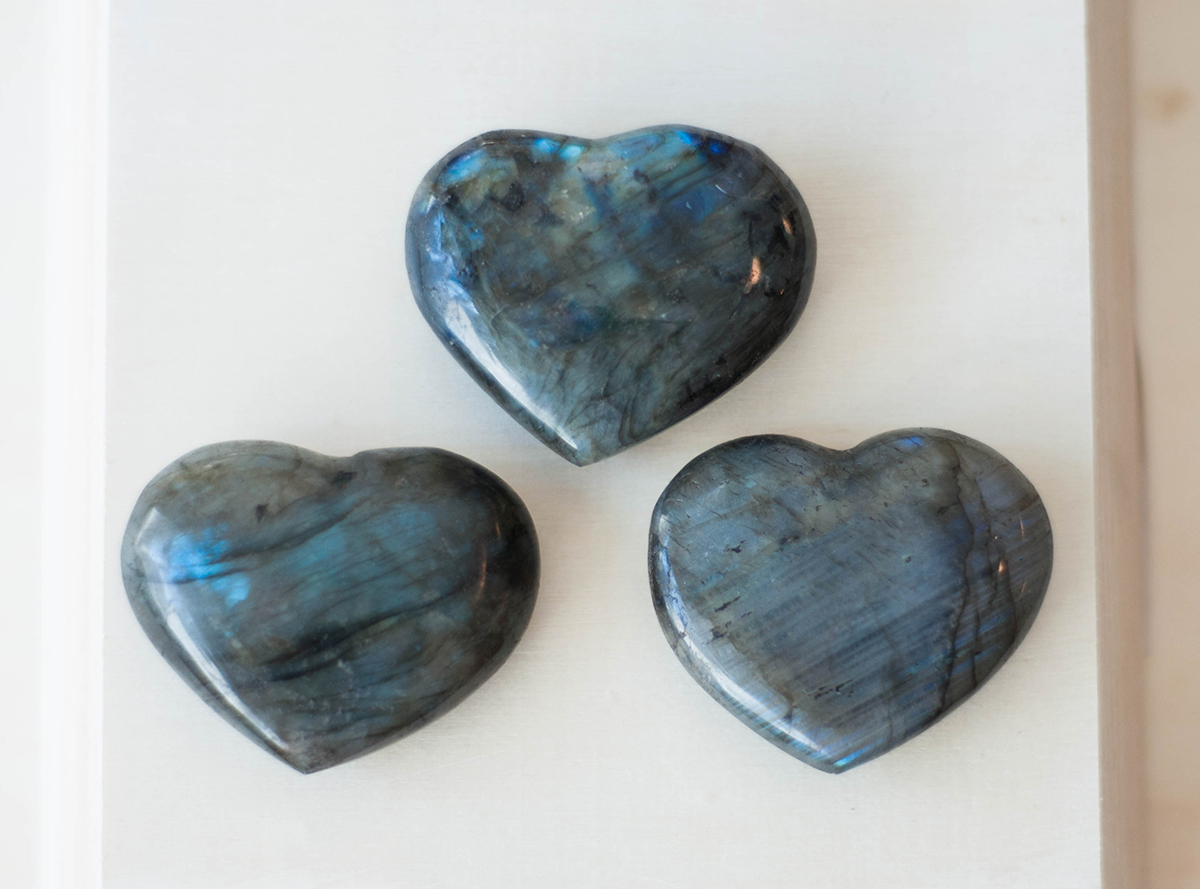 Labradorite Heart Medium