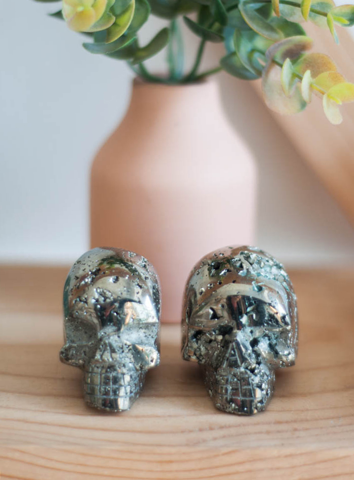Pyrite Skull