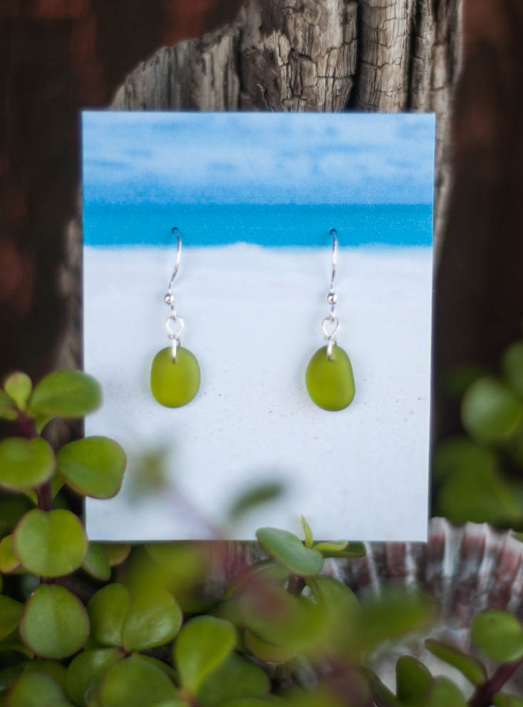 Under the Sea Glass Earrings
