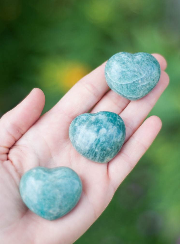 Amazonite Heart - small