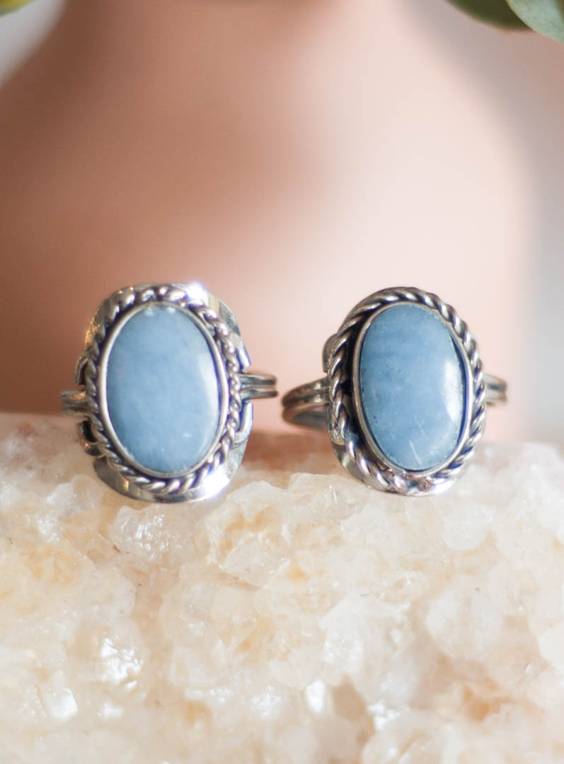 Angelite Adjustable Ring