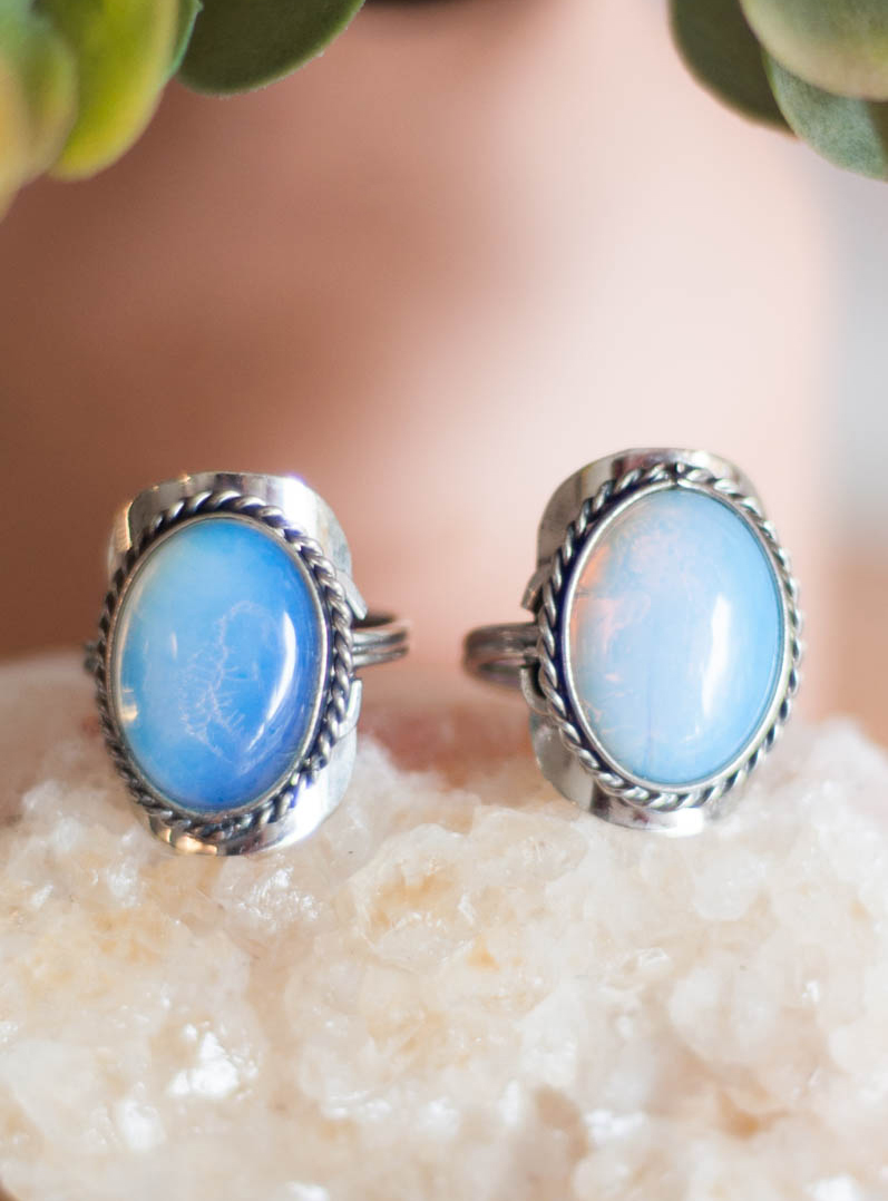 Opalite Adjustable Ring