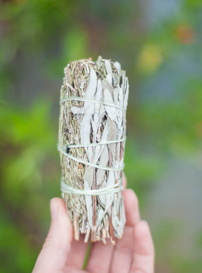 White Sage and Rosemary Bundle - small