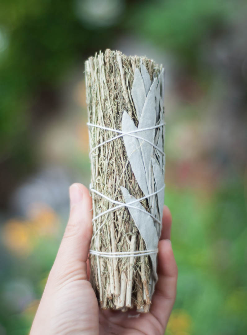Coastal Sage Brush and White Sage Bundle - large