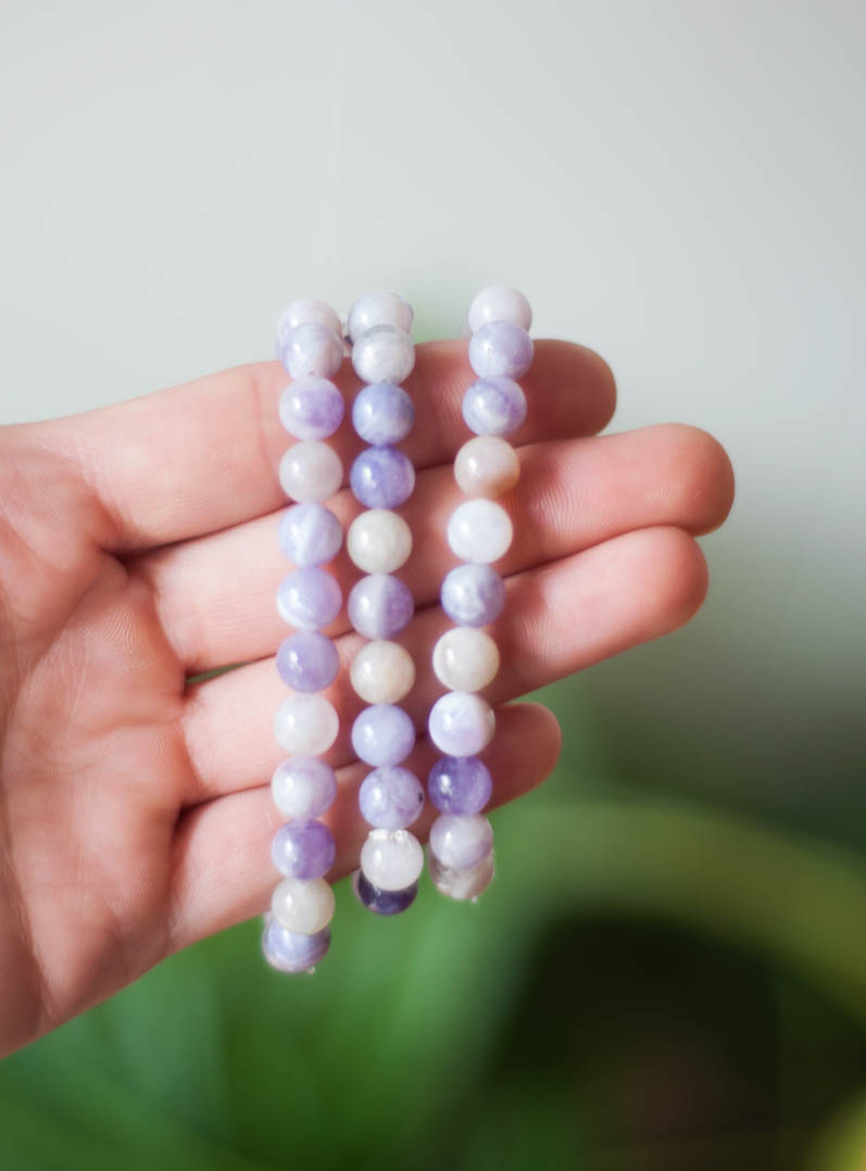 Purple Jade Bracelet