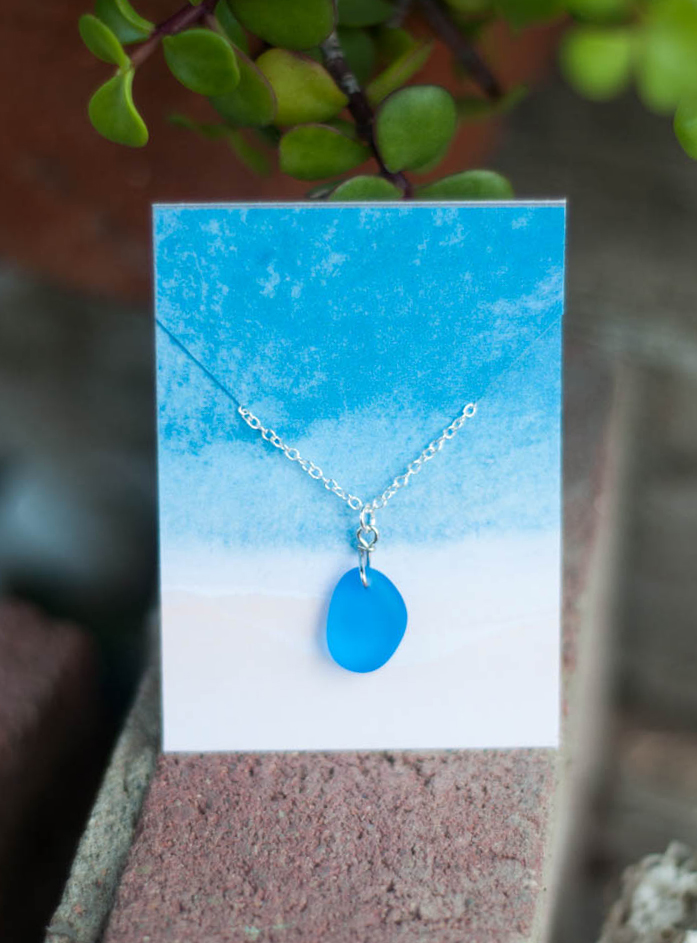 Catch the Wave Sea Glass Pendant