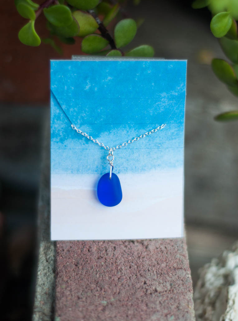 Deep Sea Glass Pendant
