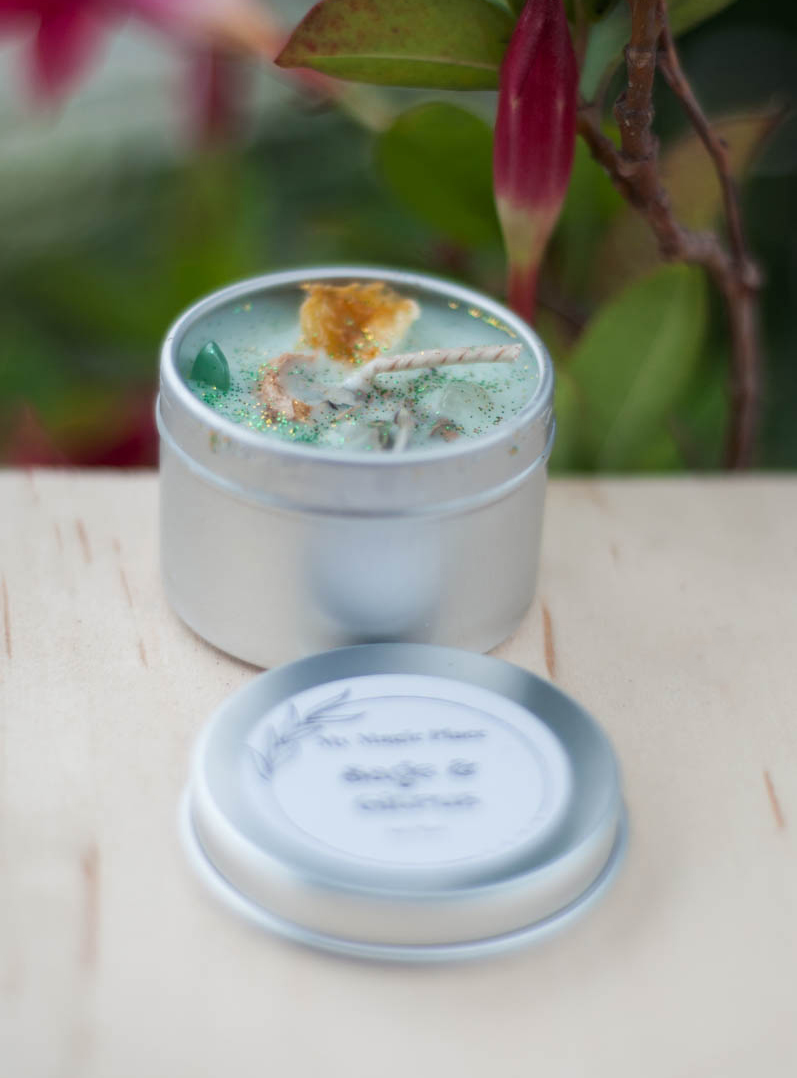 Sage and Citrus Tin Candle