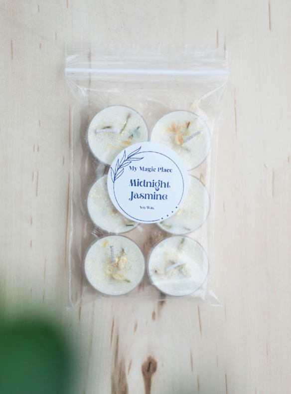 Tealight 6 Pack - Midnight Jasmine