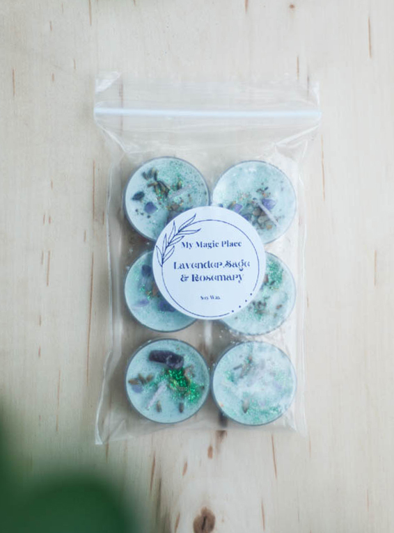 Tealight 6 Pack - Lavender Sage Rosemary