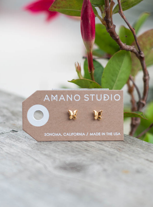 Butterfly Stud Earrings