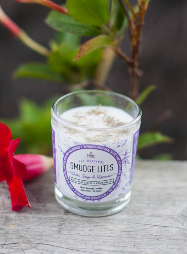 White Sage and Lavender Votive Candle