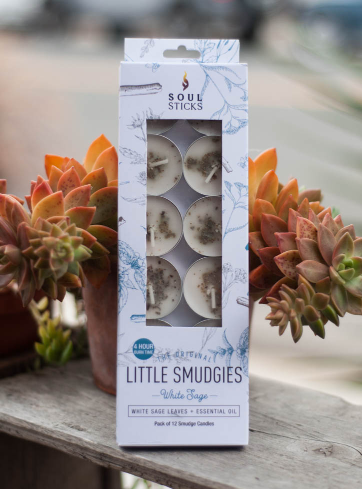White Sage Tealight Candle 12 Pack