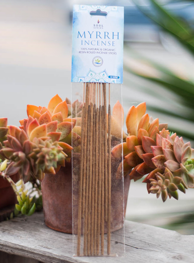 Myrrh Organic Incense Sticks