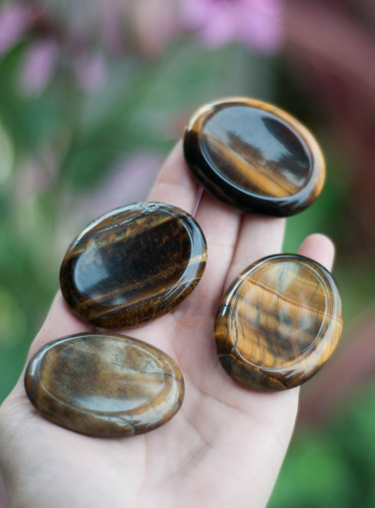 Tiger Eye Worry Stone