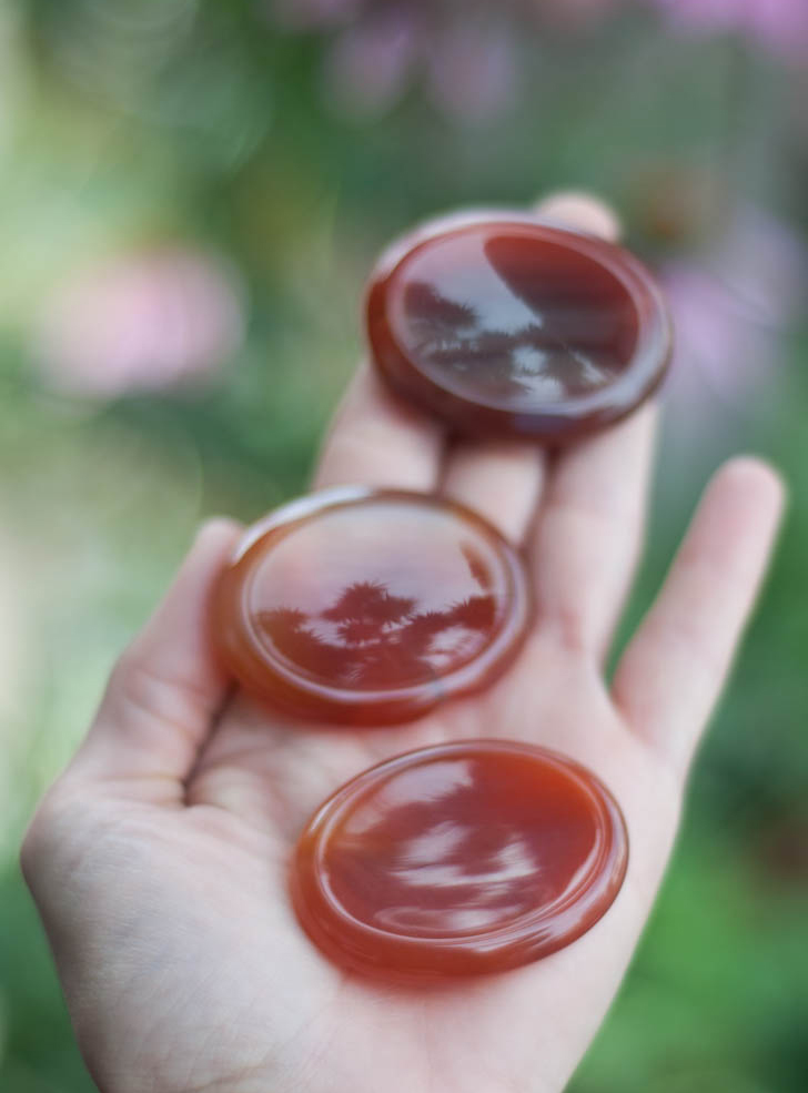 Carnelian Worry Stone