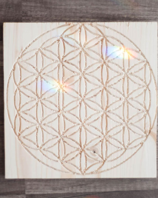 Flower of Life Crystal Grid Base