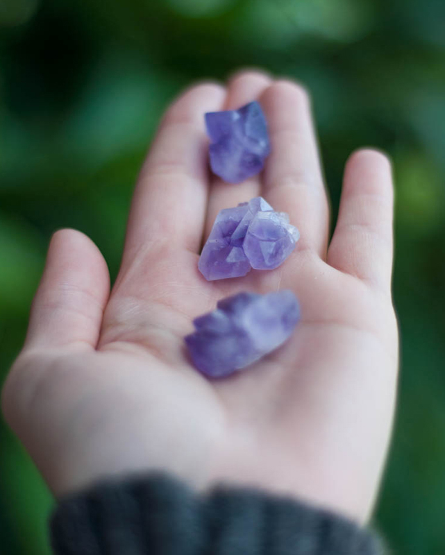 Amethyst tiny cluster