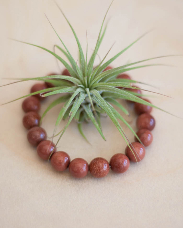 Goldstone Bracelet 10 mm