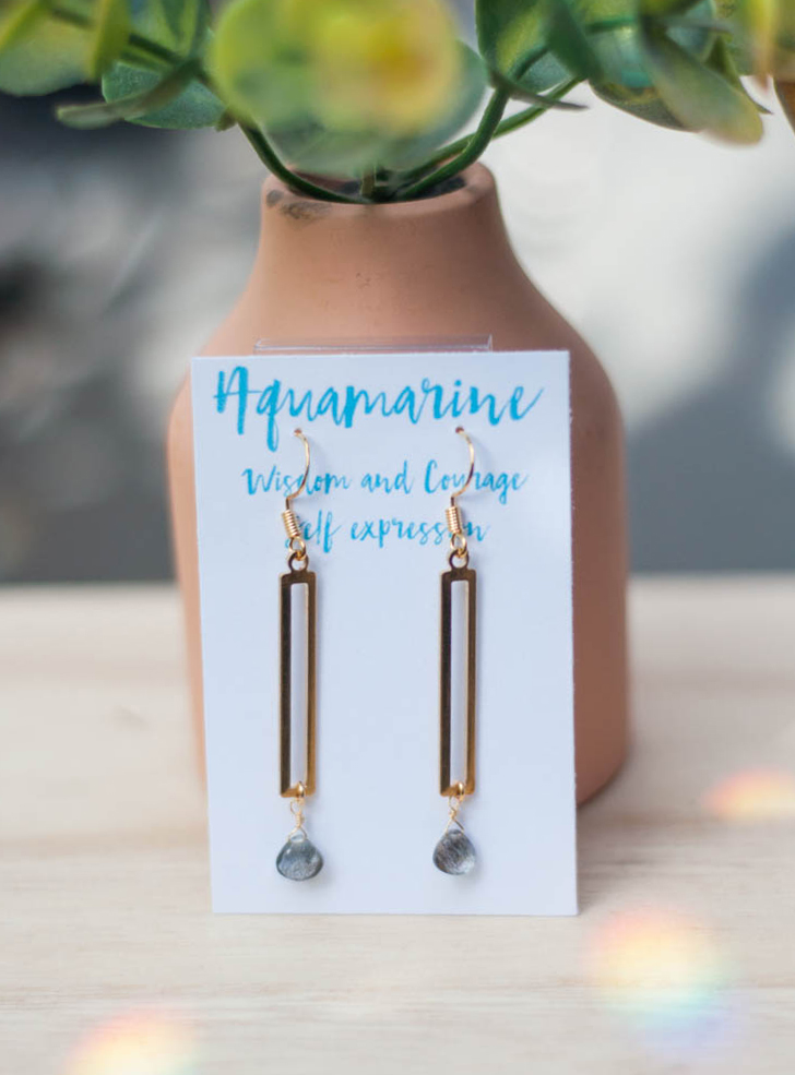 Aquamarine Earrings