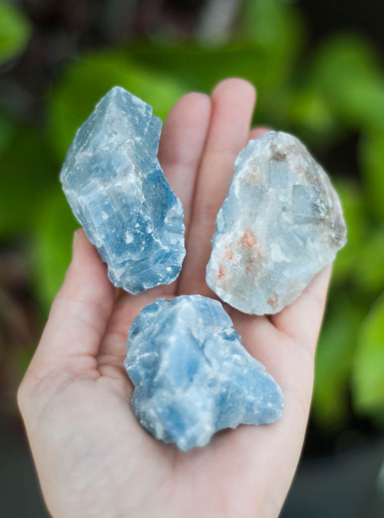 Raw Blue Calcite small