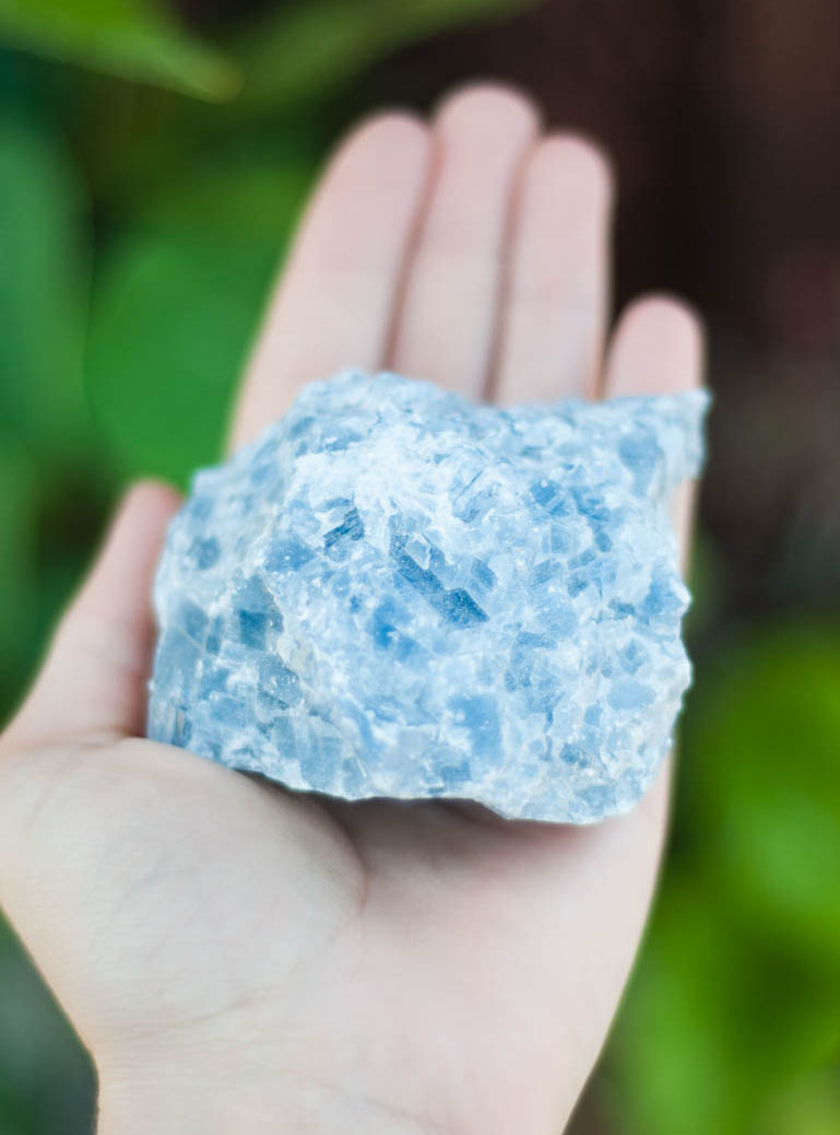 Raw Blue Calcite large