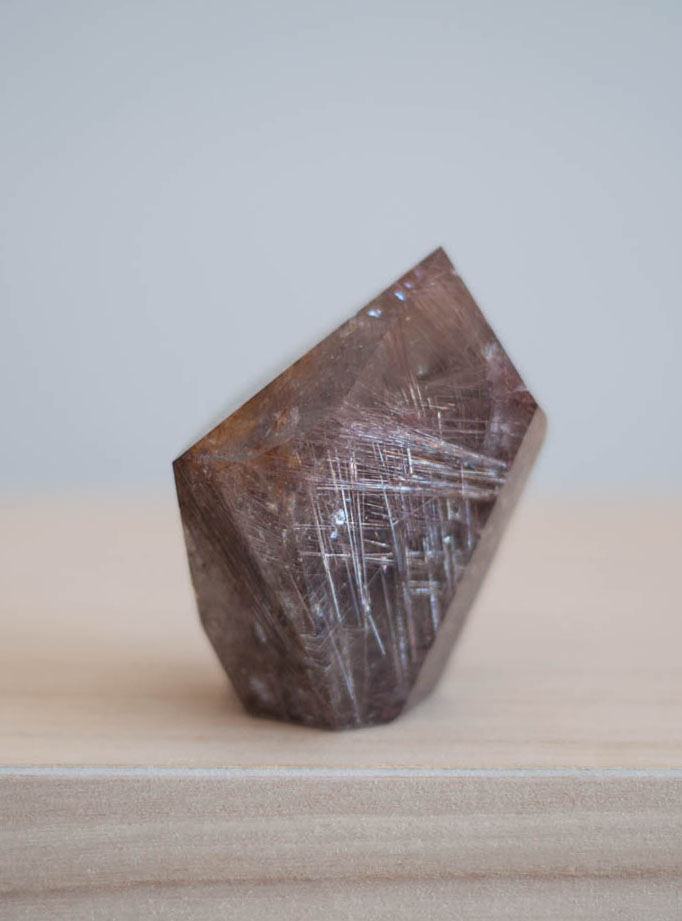 Copper Rutile Smoky Quartz Tower #2